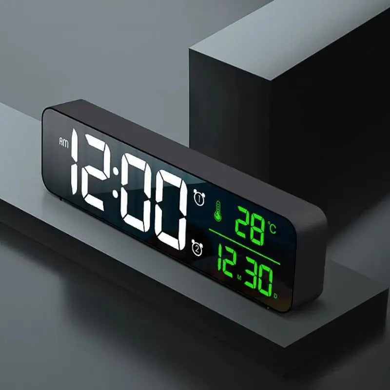 Digital LED Display Alarm Clock for Living Room