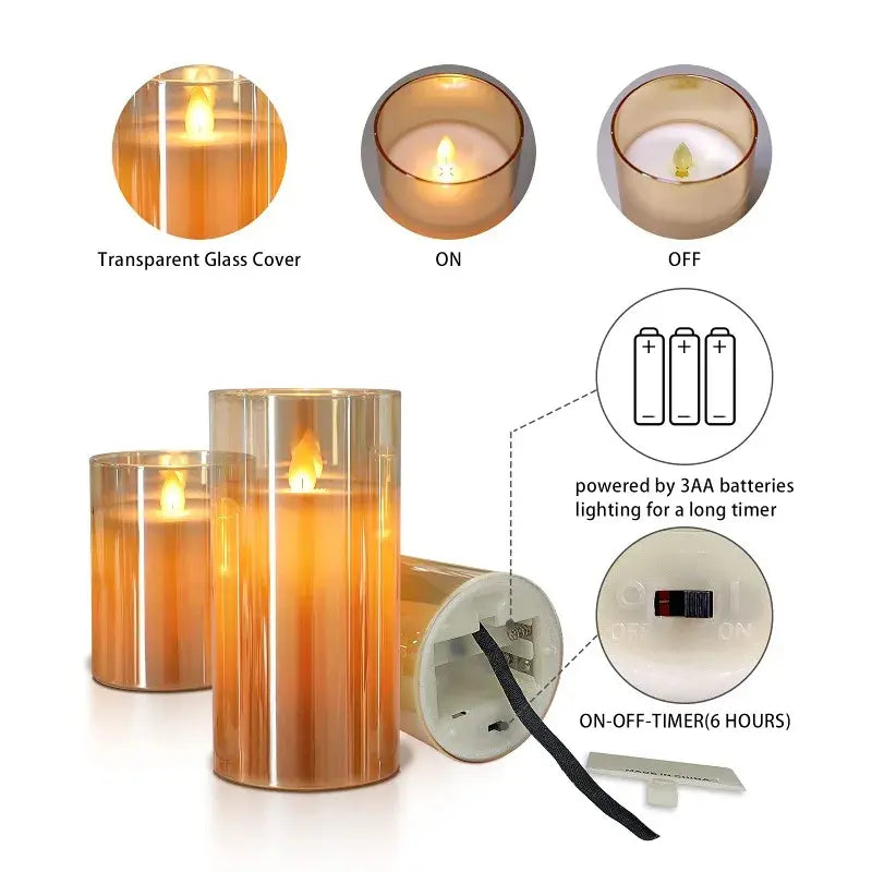 Remote-Controlled-Flameless-LED-Candles-for-Festive-Home-Decor-