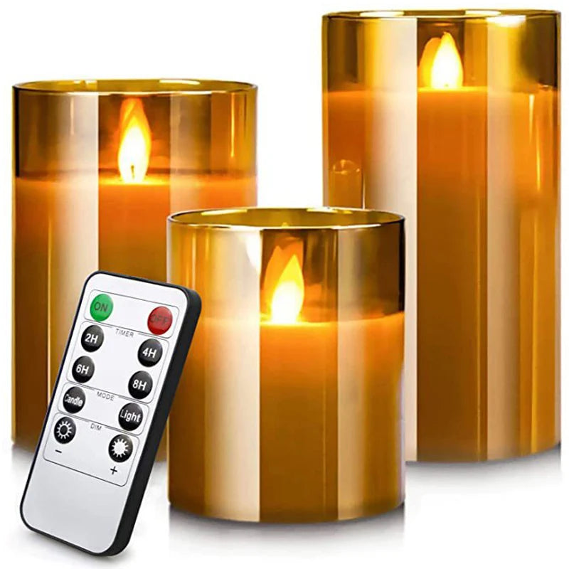 Remote-Controlled-Flameless-LED-Candles-for-Festive-Home-Decor