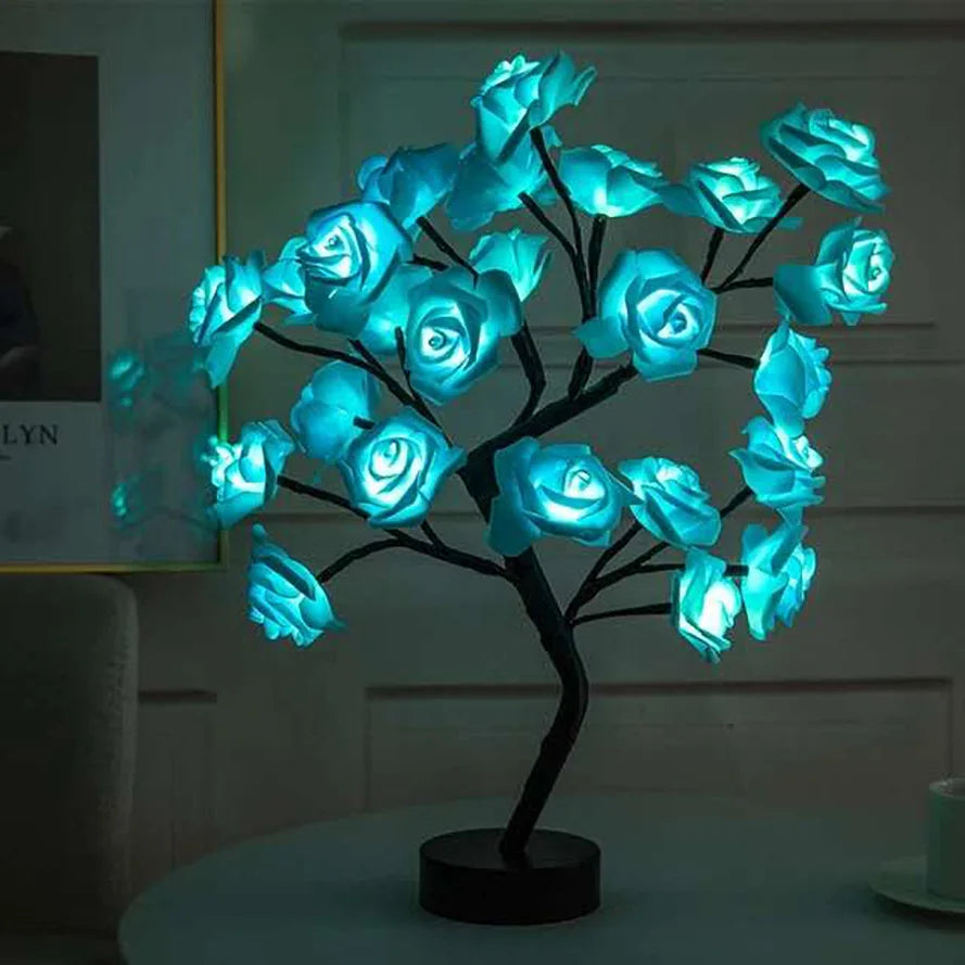 Cutest 24 LED Fairy Flower Lamp